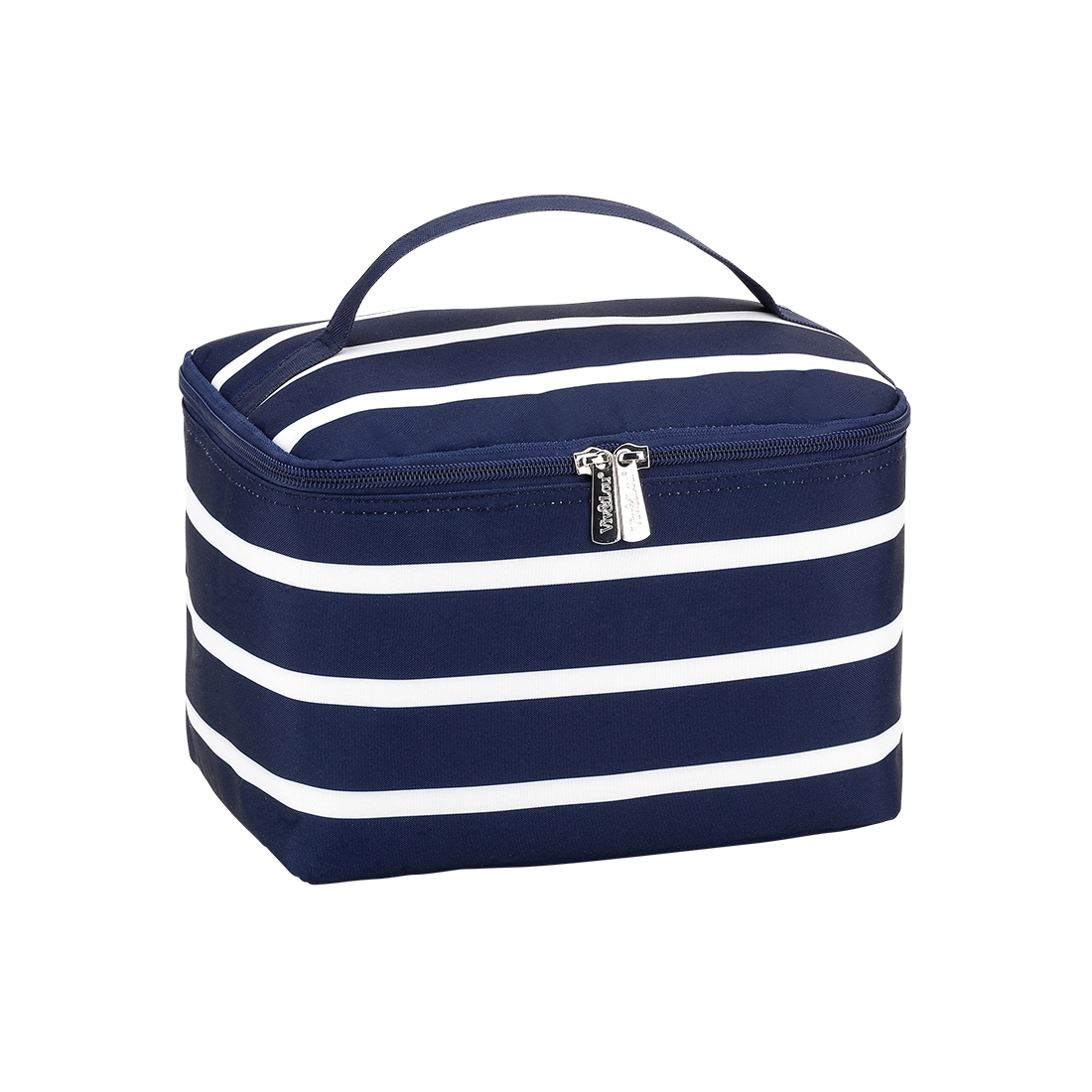 NAVY STRIPE COSMETIC BAG