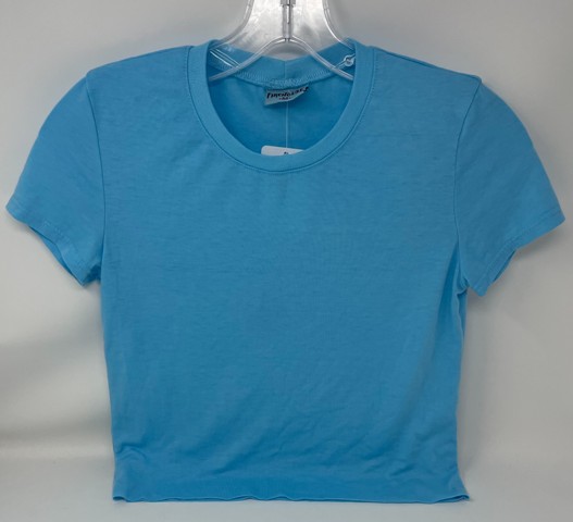 FIREHOUSE CREW NECK T-SHIRT-BRIGHT AQUA