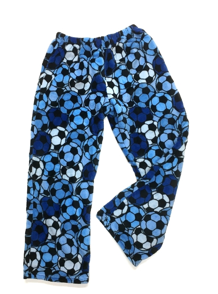 FUZZY PANTS-BLUE SOCCER