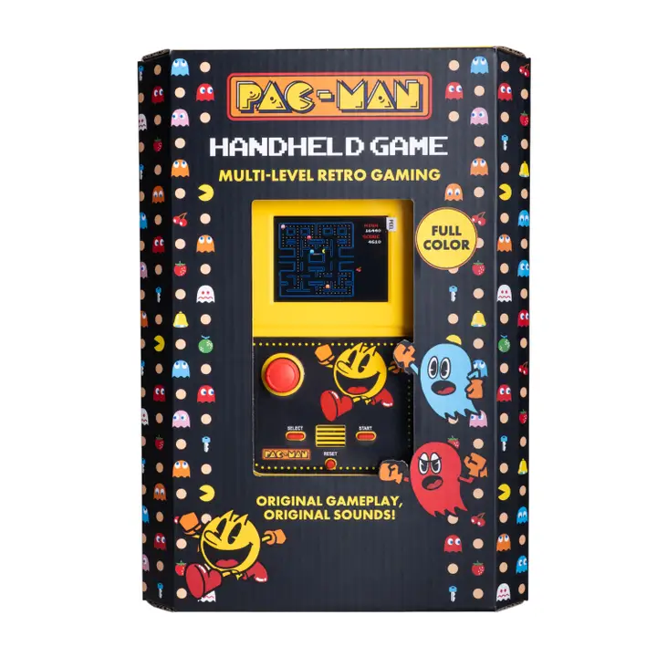 PAC MAN COLOR HANDHELD ARCADE GAME