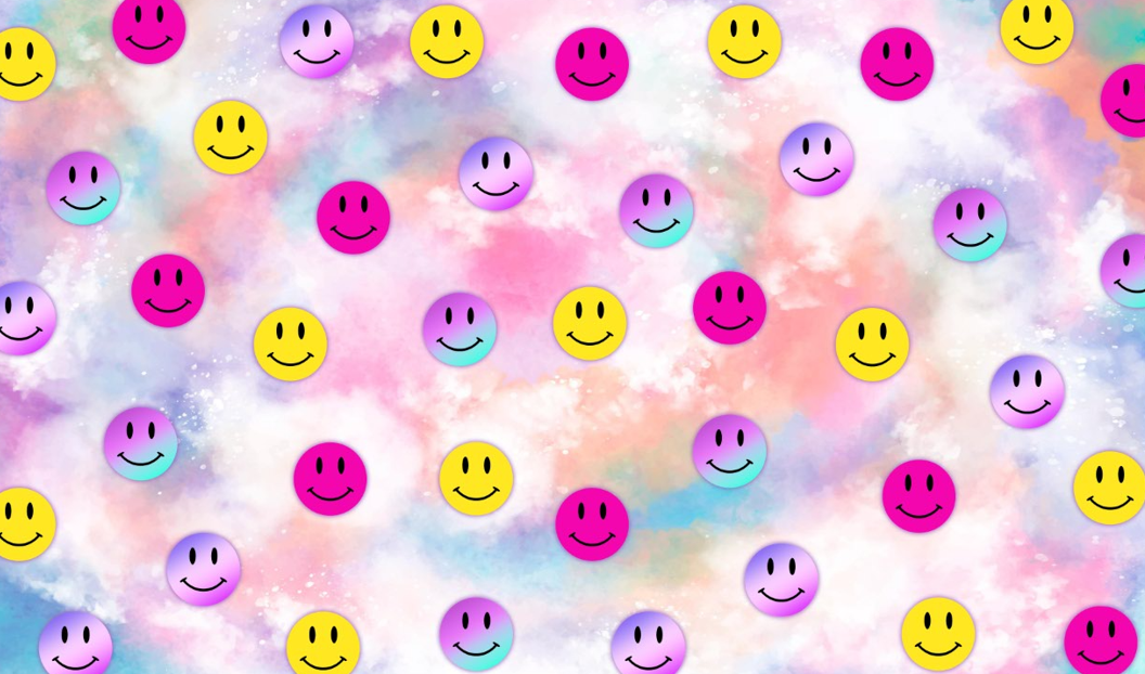 FLOOR MAT-PASTEL SMILES