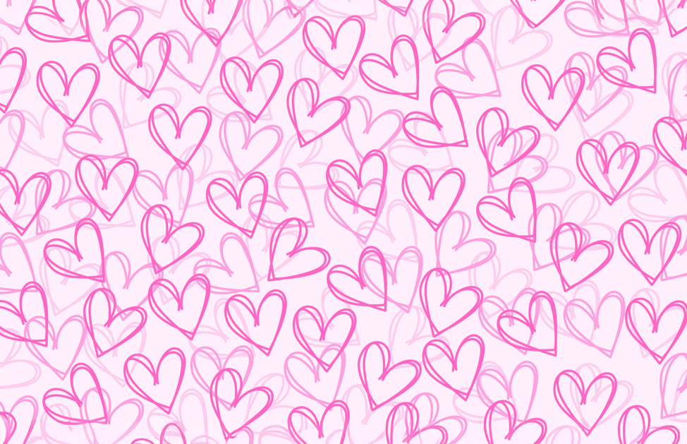 FLOOR MAT-PINK HEARTS