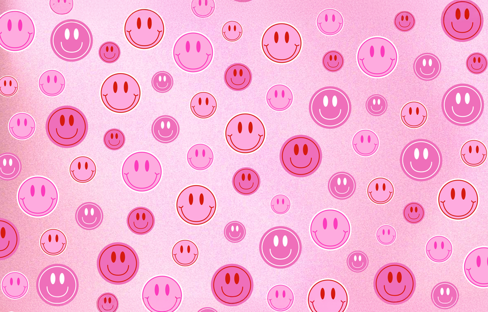 FLOOR MAT-PINK SMILES