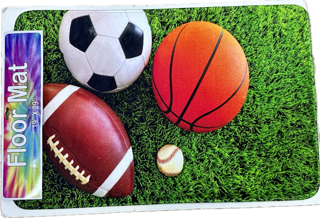 FLOOR MAT-SPORTS BALLS