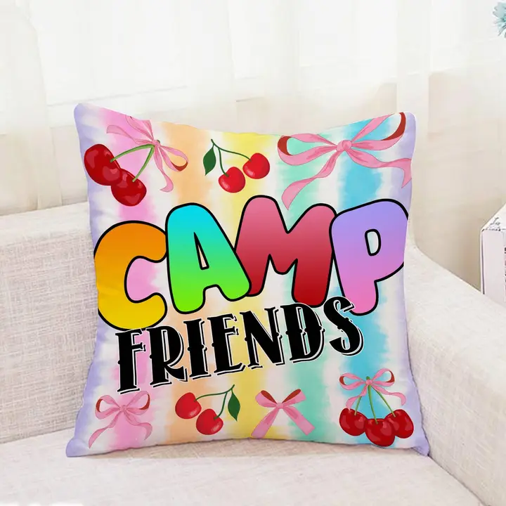 CAMP FRIENDS PILLOW