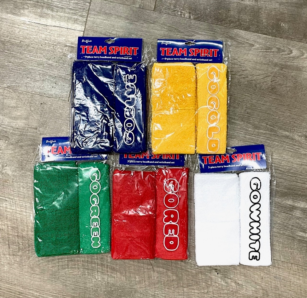 GO TERRY HEADBAND WRISTBAND SET