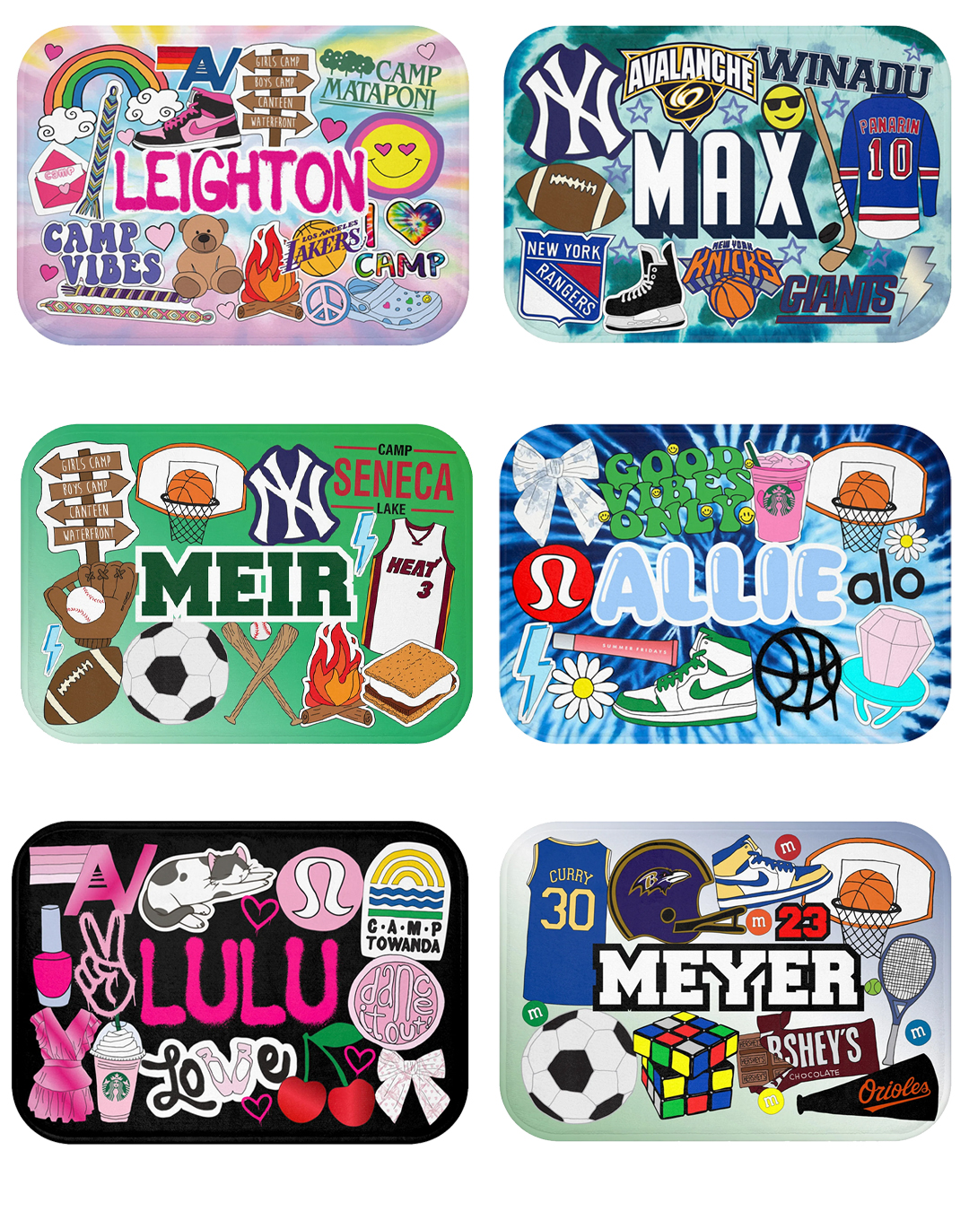 FLOOR MAT-FAVORITE THINGS-CUSTOM