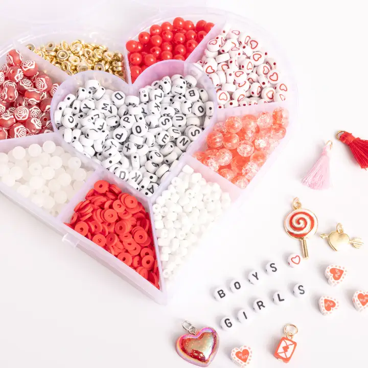 LOVE LETTERS HEART SHAPED BEAD KIT