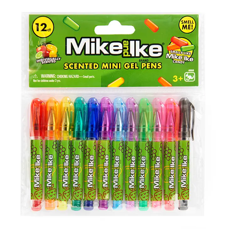 MIKE & IKE 12CT MINI GEL PENS