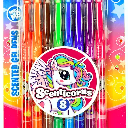 SCENTICORNS SCENTED STATIONERY GEL PEN
