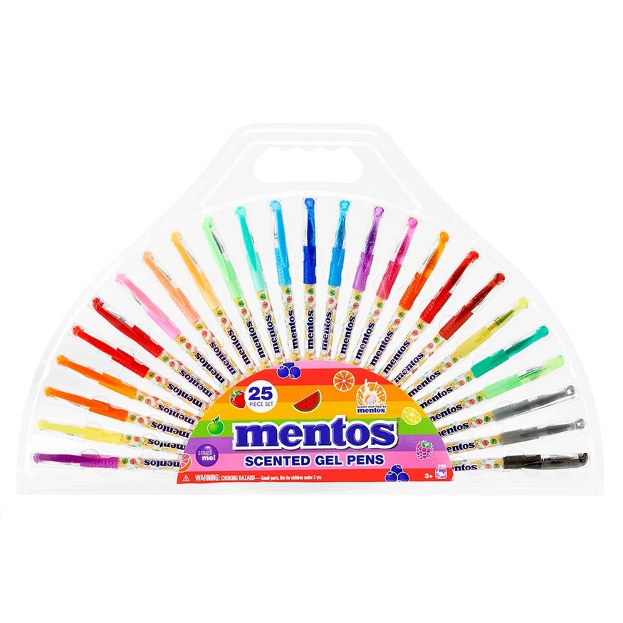 MENTOS 25CT GEL PEN SET
