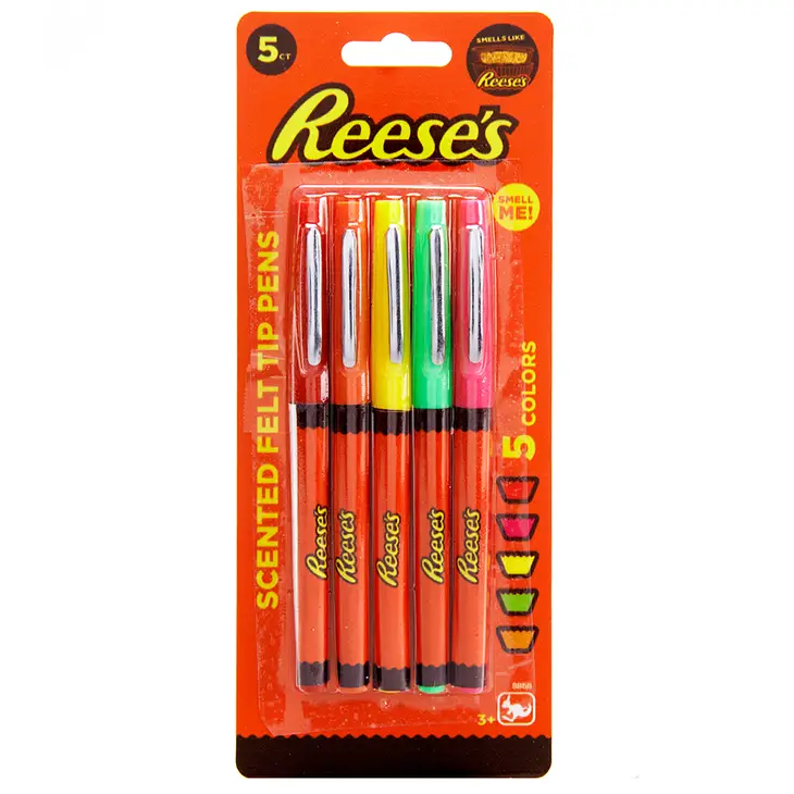 REESES 5CT SCENTED FELT TIP PENS