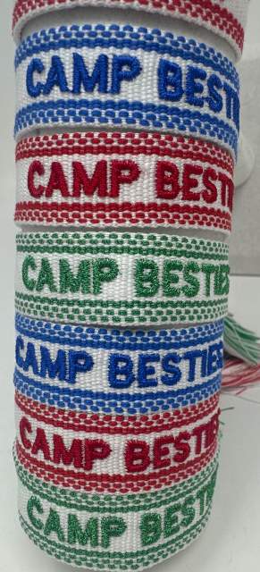 WOVEN BRACELET CAMP  BESTIES