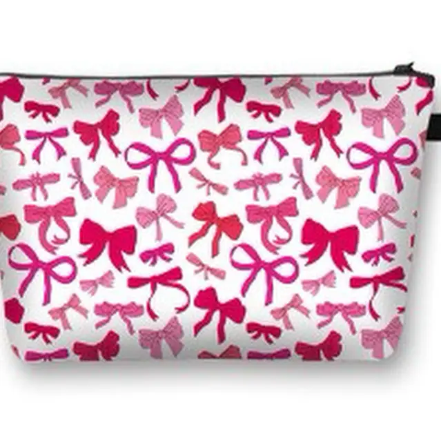 ADORABLE BOW MAKEUP BAG