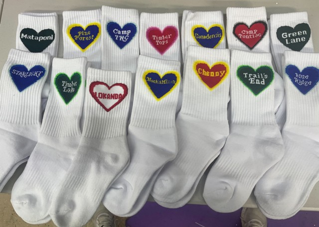 CAMP NAME ANKLE SOCKS