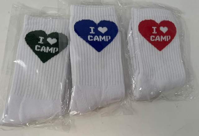 ANKLE SOCKS-I LOVE CAMP