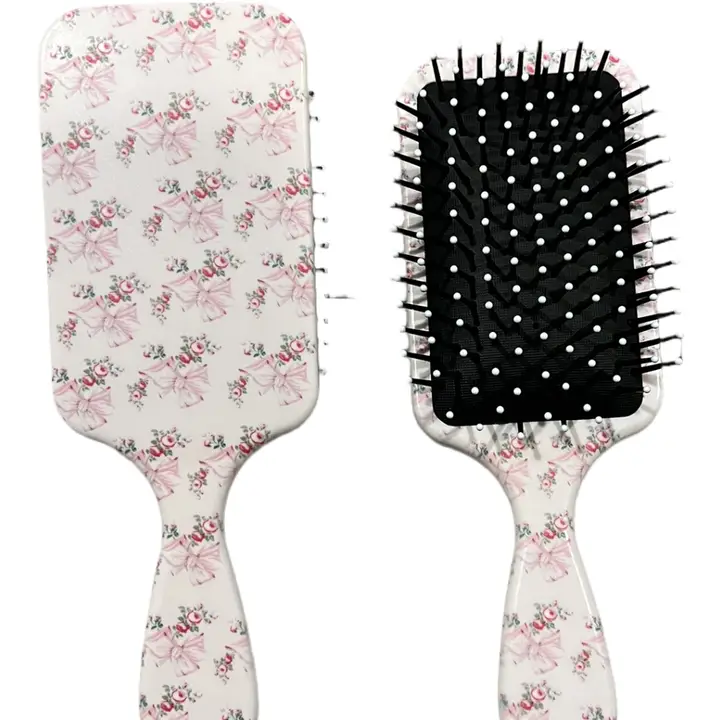 PINK COQUETTE HAIR BRUSH