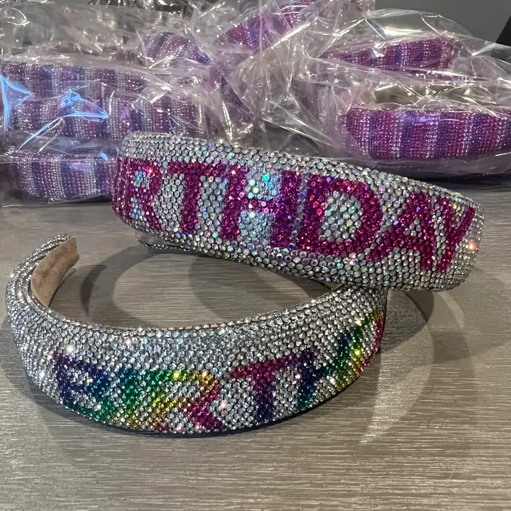 BLING BIRTHDAY HEADBAND-MULTI