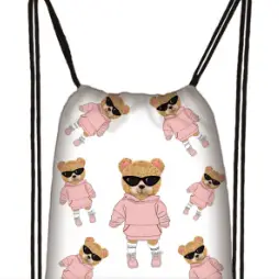 ADORABLE TEDDY BEAR SLING BAG