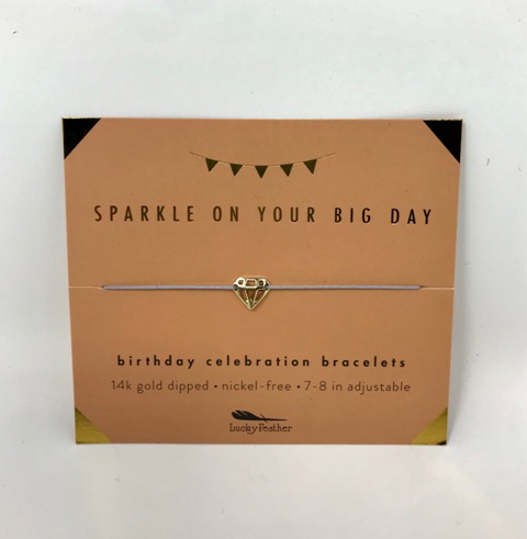 BIRTHDAY CELEBRATION BRACELET-SPARKLY BIRTHDAY