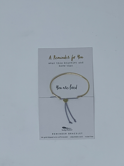 REMINDER BRACELET-GOLD-LOVED