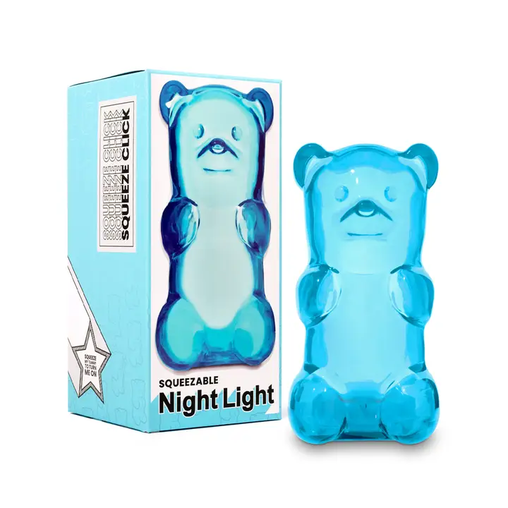 Gummy Bear Nightlight-Blue Razz