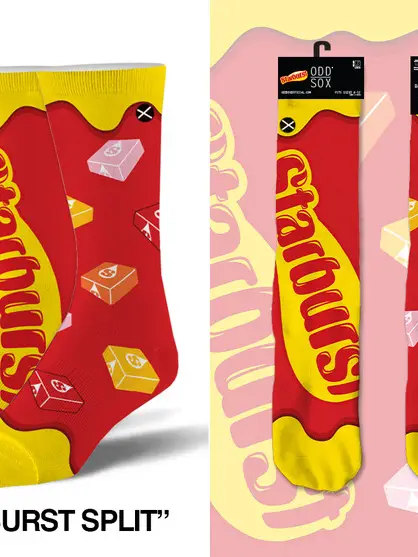 STARBURST MENS CREW SOCKS