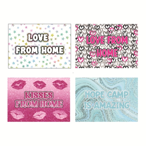 POSTCARD PACK (8CT)-LOVE & SPARKLES HOME