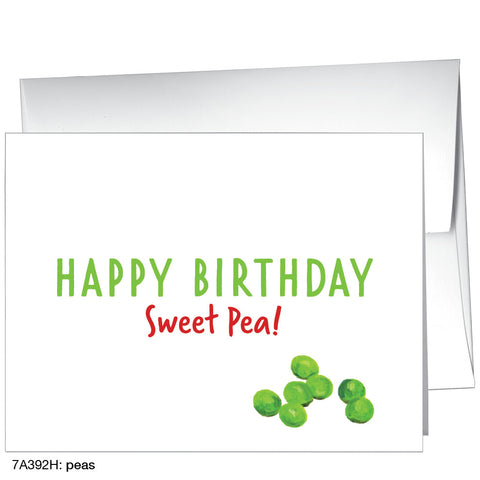 GREETING CARD-PEAS
