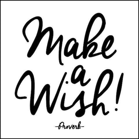 Greeting Cards-Proverb-Make a wish!