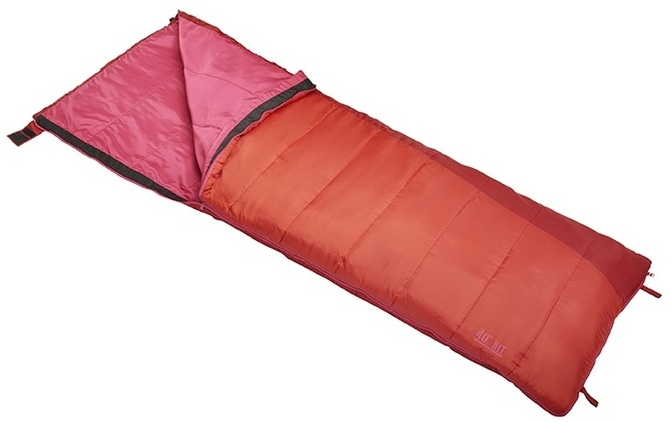 KIT 40 YOUTH SLEEPING BAG RED/PINK