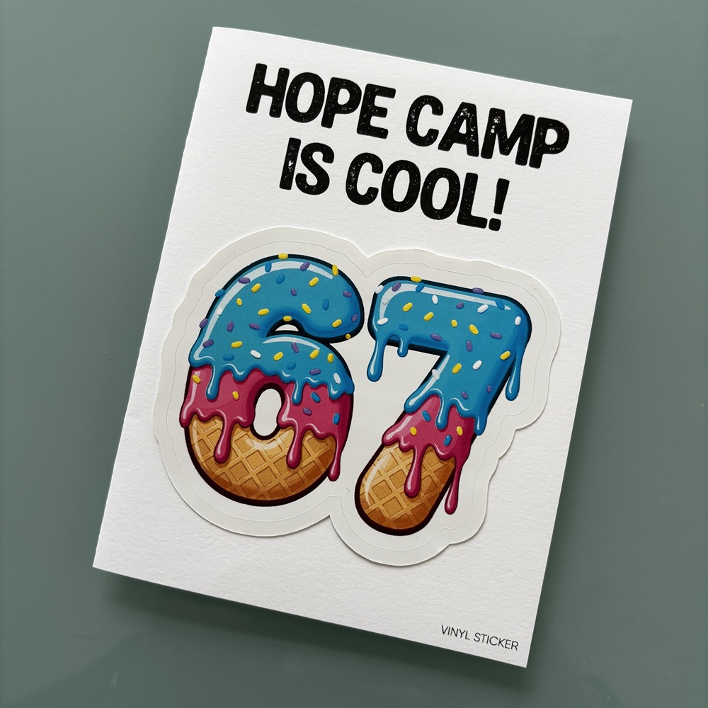 STICKER FOLDED NOTECARD-67