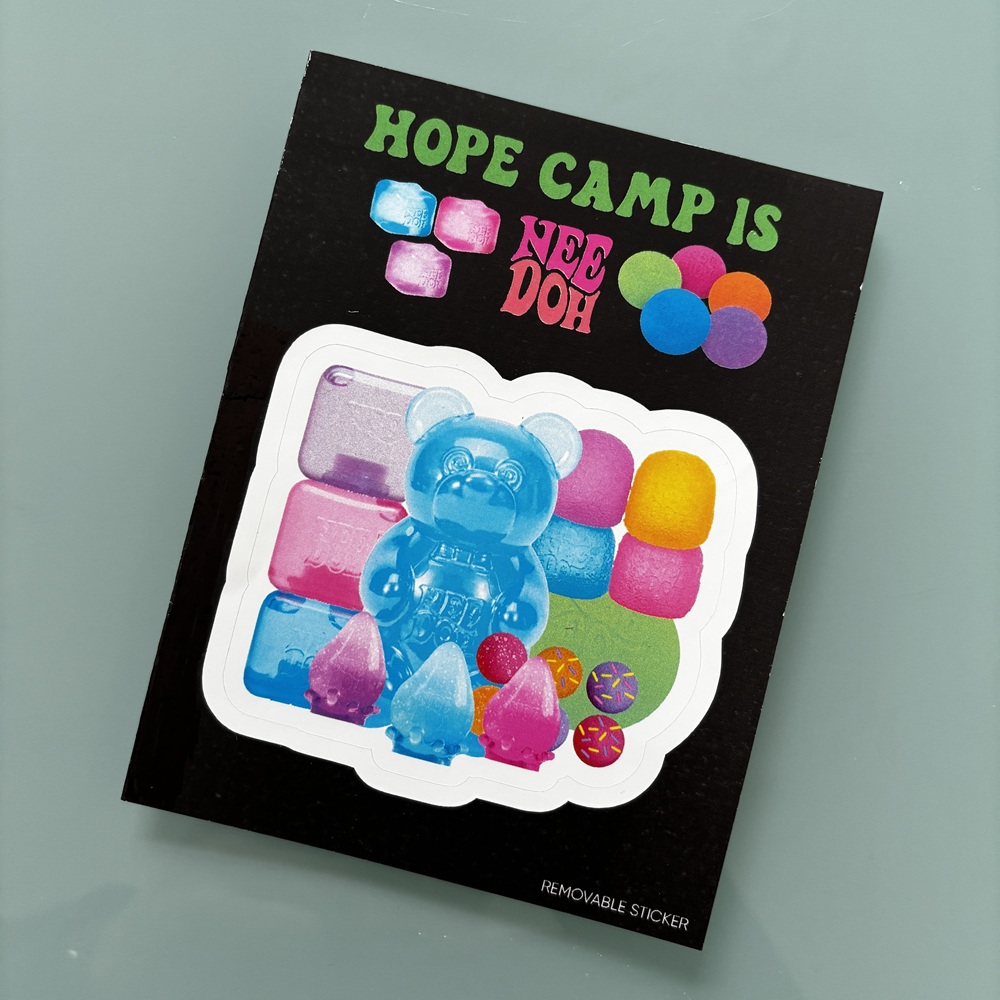 STICKER FOLDED NOTECARD-NEEDOH