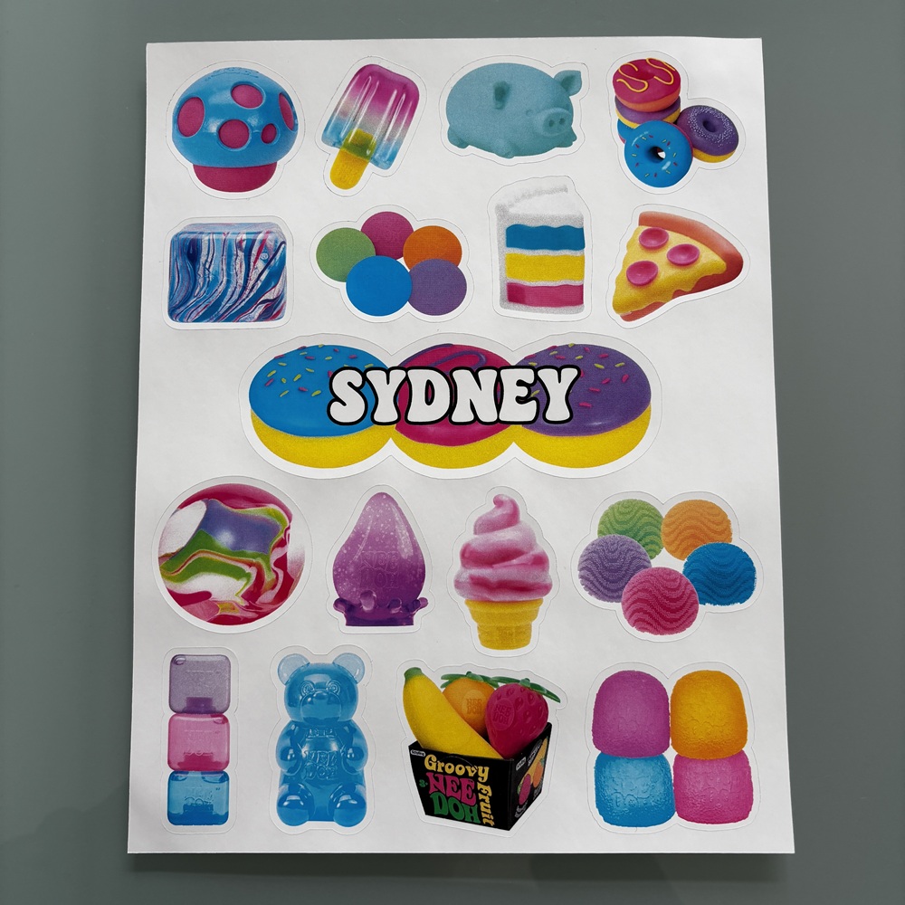 REMOVABLE VINYL STICKER SHEET-NEEDOH