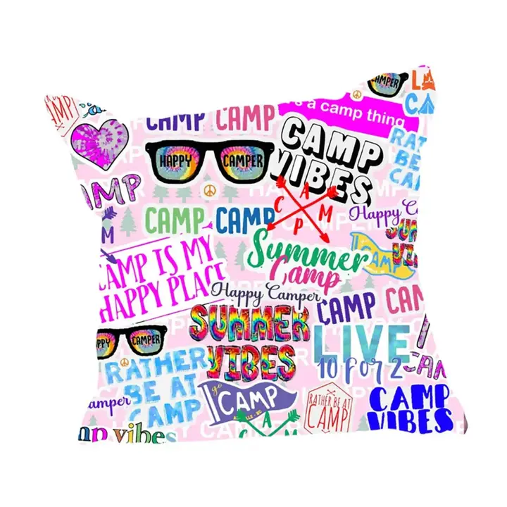 HAPPY CAMPER PILLOW