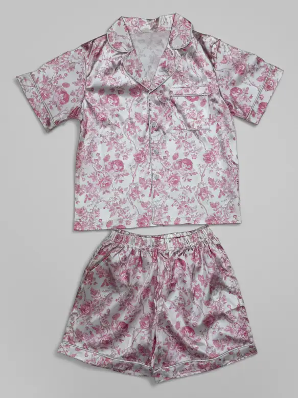 PINK FLORAL SET SIZE 8