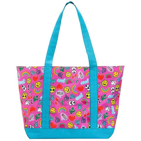 Emoji Patch Boat Tote