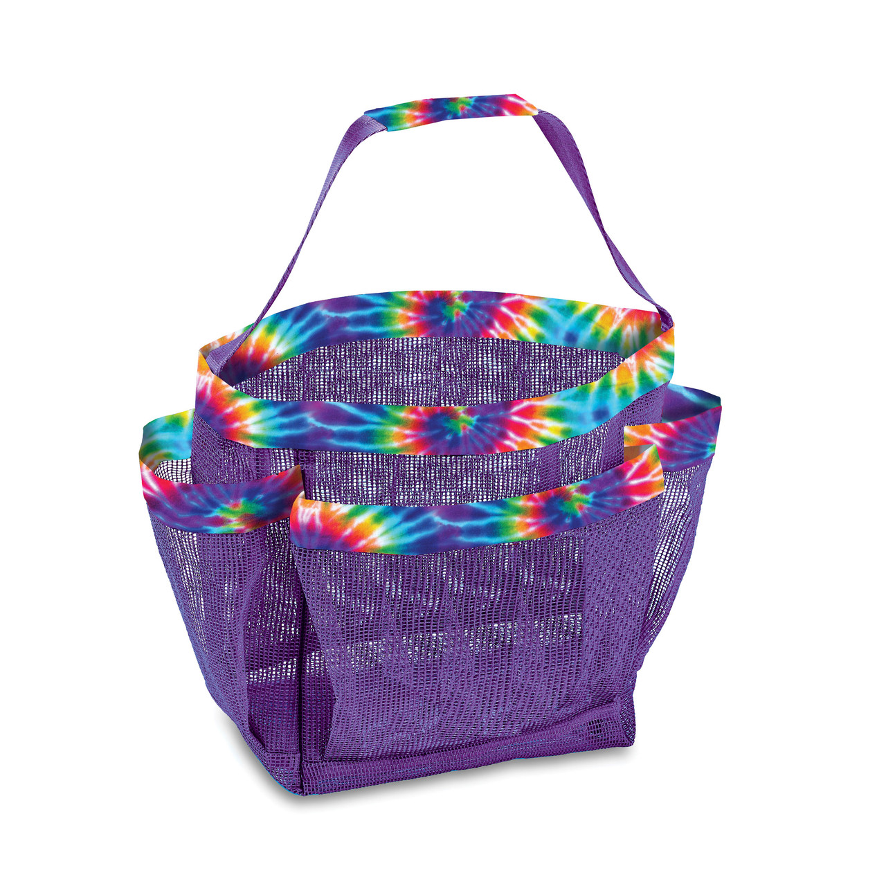 SHOWER CADDY-PRIMARY TIE DYE MESH