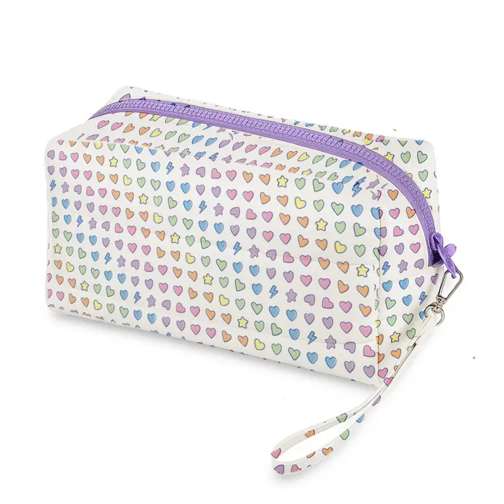 PUFFER COSMETIC BAG-RAINBOW REMIX