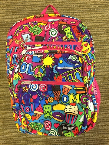 Awesome Sauce Cartoon Print Backpack