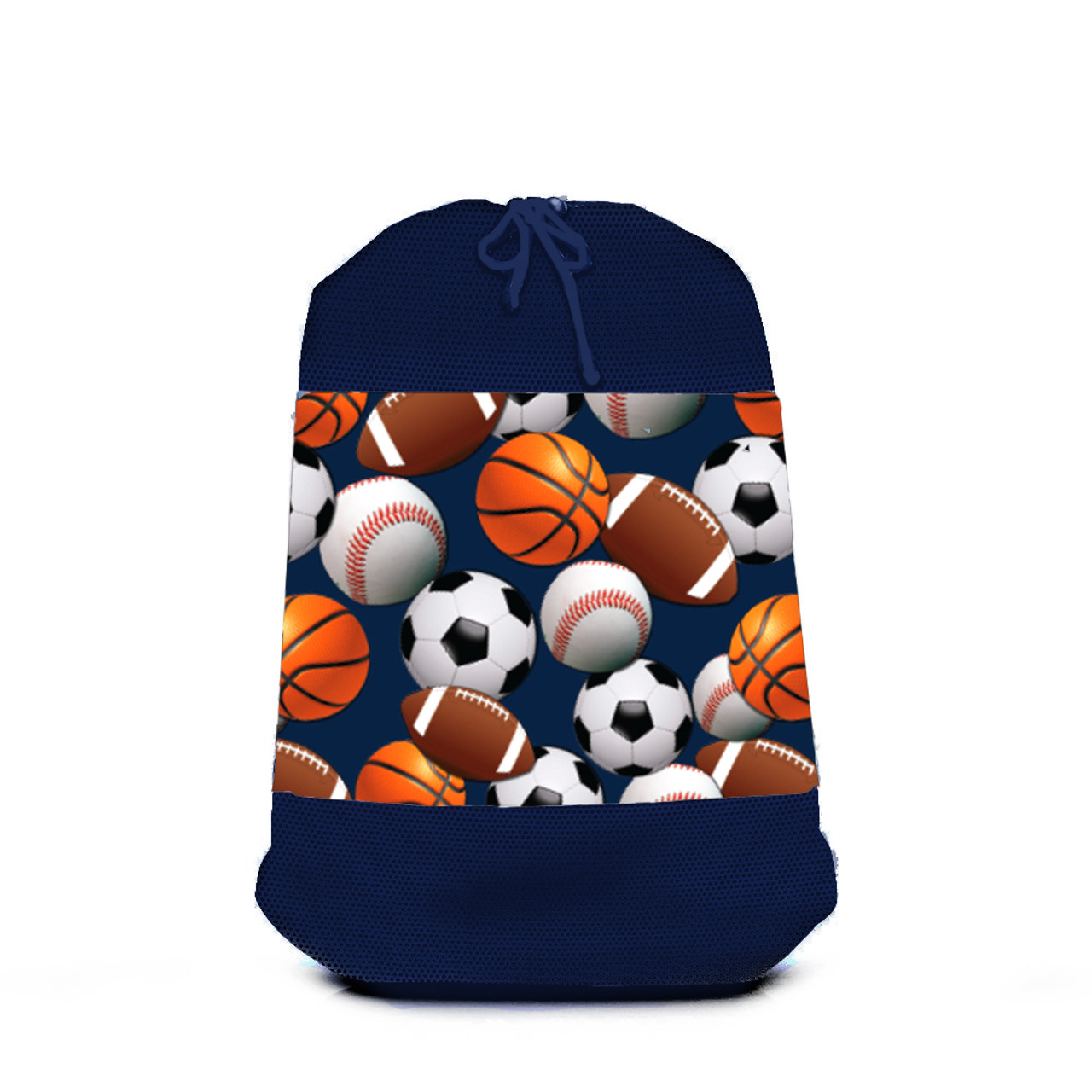 LAUNDRY BAG-NAVY SPORT MESH