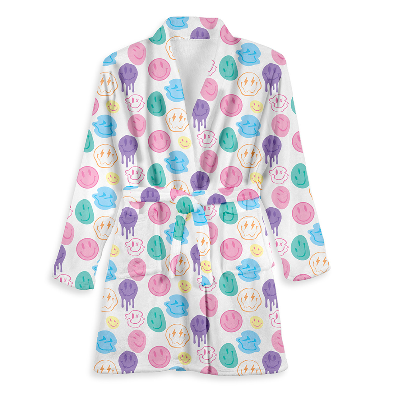 BATHROBE-PASTEL SMILEY 10/12