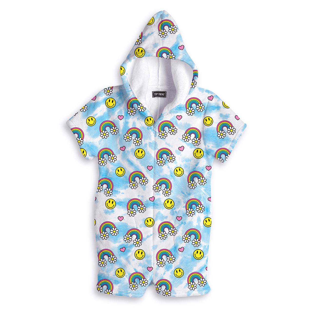 ROMPER DAISY RAINBOW
