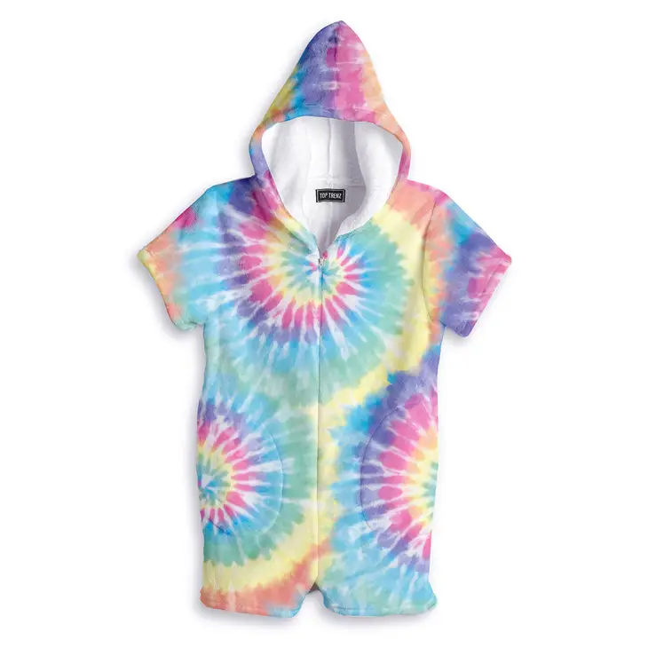 ROMPER PASTEL DELIGHT TIE DYE