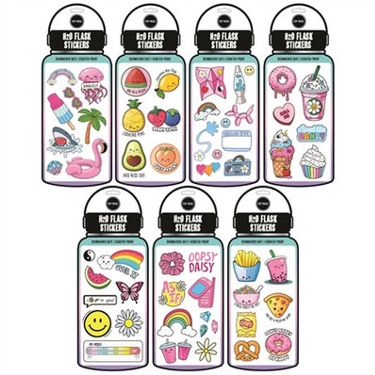 H20 FLASK STICKERS