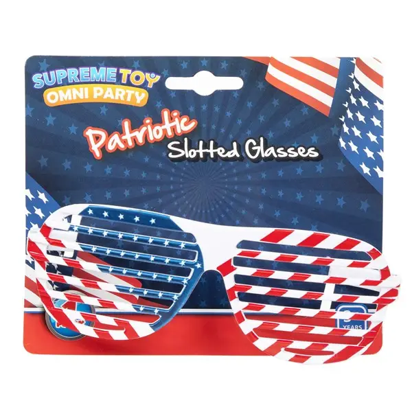AMERICAN FLAG SHUTTER SHADES SUNGLASSES