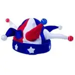 LED PATRIOTIC JESTER HAT