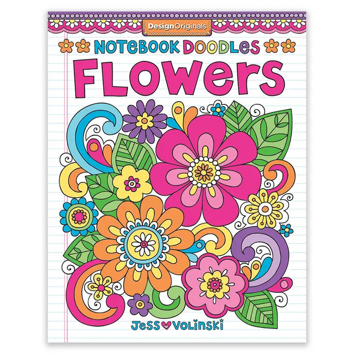 FAIRCOLORING BOOK-DOODLES FLOWERS