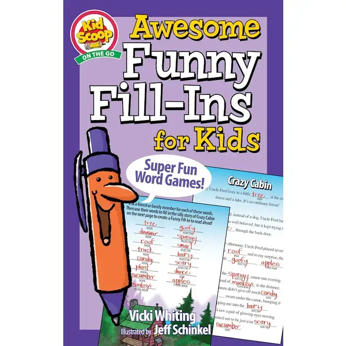 ACTIVITY BOOK-AWESOME FUNNY FILL INS