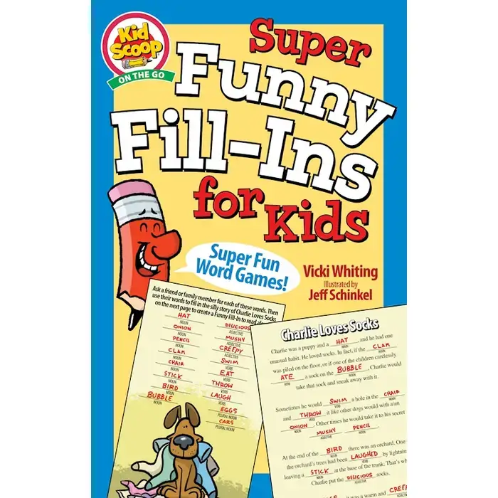 ACTIVITY BOOK-SUPER FUNNY FILL INS FOR KIDS